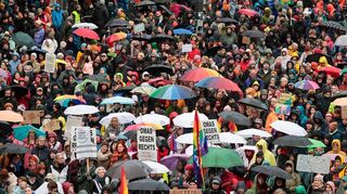 Die «Stadtbild»-Debatte hat bundesweit zu Demonstrationen geführt. (Archivbild)