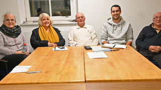 Die Kandidaten für den Ortsbeirat (von links): Hans-Jörg Schäfer, Silke Böhme-Oswald, Claudia Czyrt, Walter Kirschbaum, Lukas Volk, Horst Mohr und Michael Krämer.