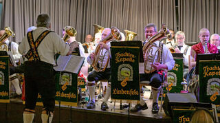 Die Trachtenkapelle Lindenfels spielte die Musik von Ernst Mosch.