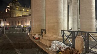 Für die Obdachlosen am Petersplatz werden die Nächte jetzt wieder kalt.