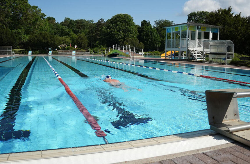 Swimming in the Lorsch outdoor pool remains safe