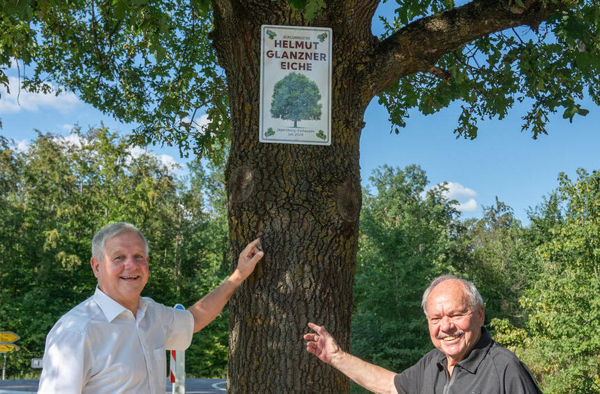 Einhausen hat jetzt eine Helmut-Glanzner-Eiche