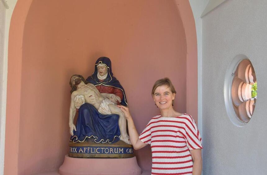 Restored Pietà returns to the Heppenheim Chapel after three years