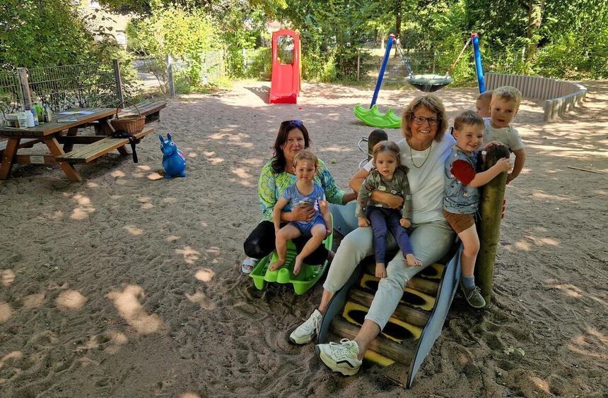 A day as a childminder in Heppenheim: Playground, childcare, vocation
