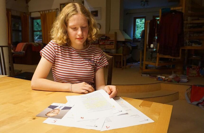 Heppenheim schoolgirl receives answer from the Chancellor's Office - | ...