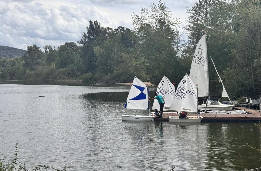 Warum der Bruchsee in Heppenheim ein ideales Trainingsrevier für Segler ...