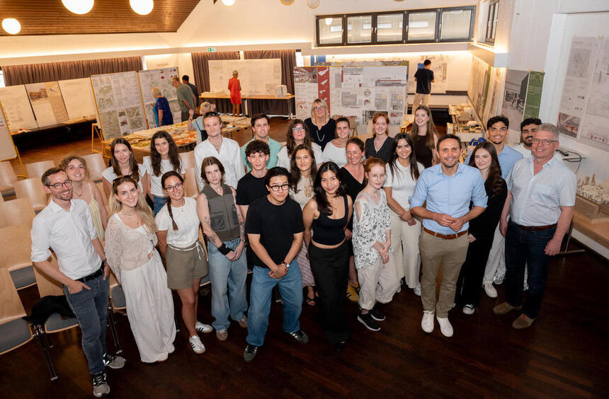 Students presented their vision of what Lindenfels could look like in 2040 ...