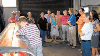 <p>Ein ägyptischer Kranausleger wird derzeit in Heppenheim repariert. Die CDU-Fraktion besuchte den entsprechenden Betrieb im Rahmen ihrer Sommertour.</p>